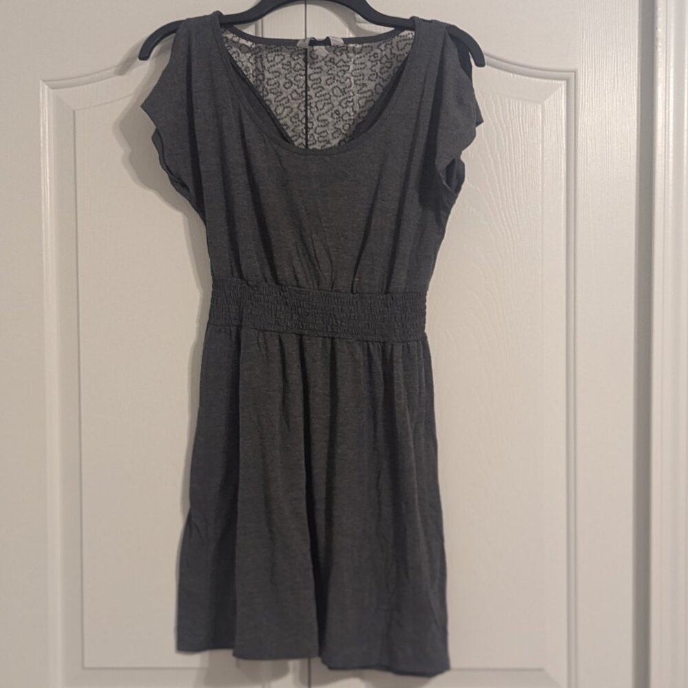 Speechless Slit Sleeve Dress with Sparkle- Size M